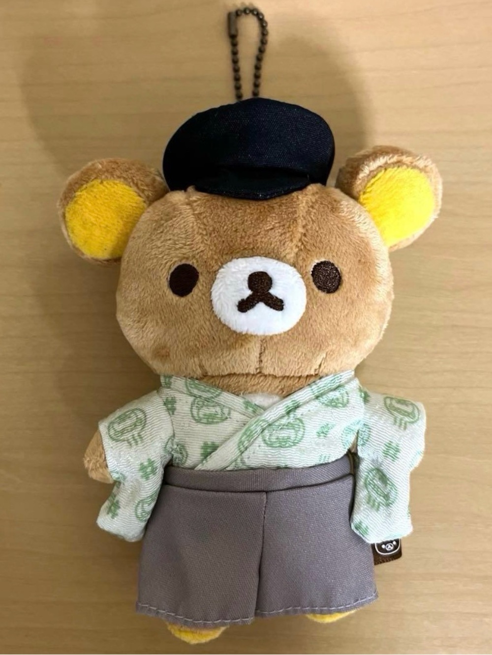 Rilakkkuma korilakkuma kiiroitori Plush Keychain with Green Kimono japan